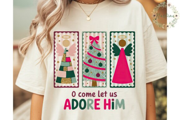 Adore Him Angels Christmas PNG Clipart Review