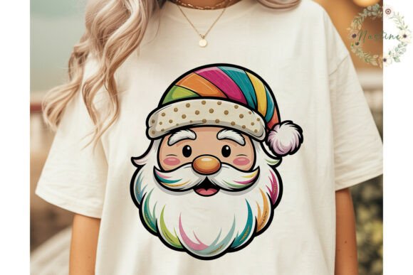 Boho Santa Christmas Sublimation Design & Illustrations