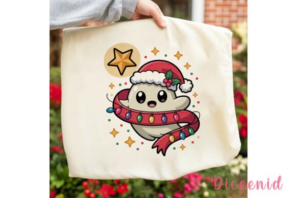 Festive Ghost Christmas PNG Clipart Review