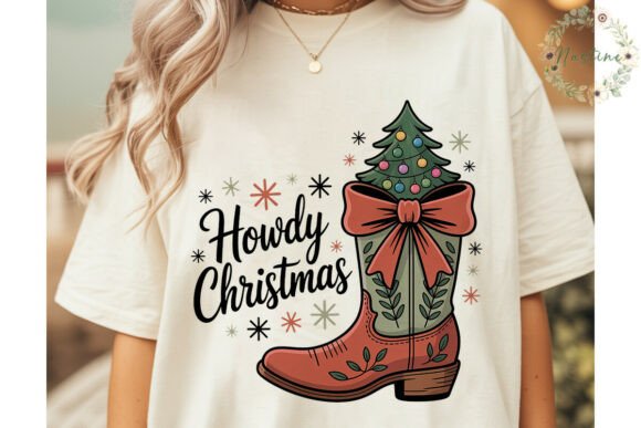 Howdy Christmas Boot Sublimation Design Review