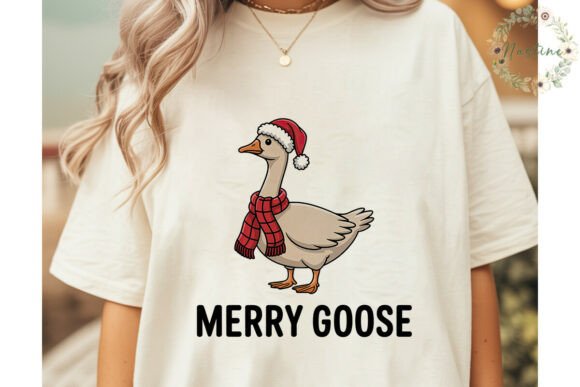 Merry Goose Christmas Download: Festive Illustrations