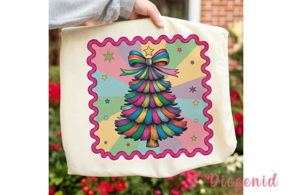 Psychedelic Christmas Tree PNG Clipart Review