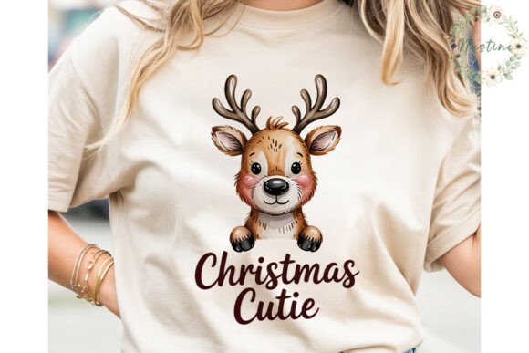 Reviewing Christmas Reindeer Cutie PNG Clipart Illustrations