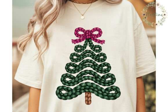 Rope Christmas Tree Bow PNG Clipart & Illustrations